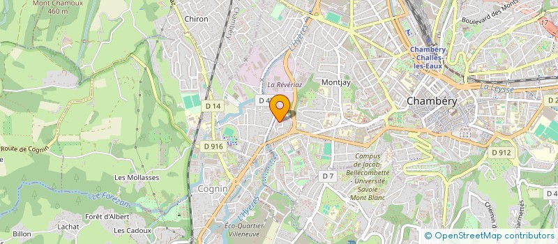 localisation de l'entreprise MONSIEUR WAHDAT HABIBI  CHAMBERY