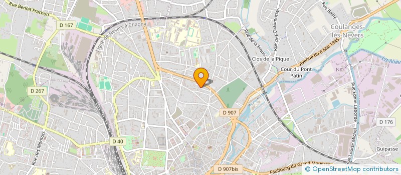 localisation de l'entreprise MONSIEUR WAHDATULLAH YAQUBI à NEVERS