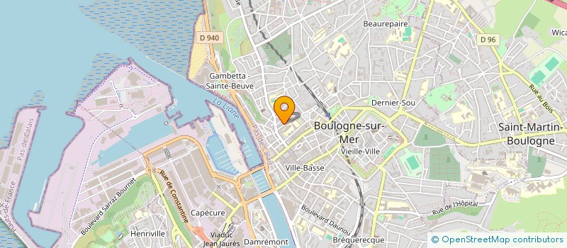 localisation de l'entreprise MONSIEUR WAHEB BENKADA  BOULOGNE-SUR-MER