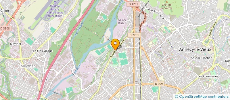 localisation de l'entreprise MONSIEUR WAHEED ZADRAN  ANNECY