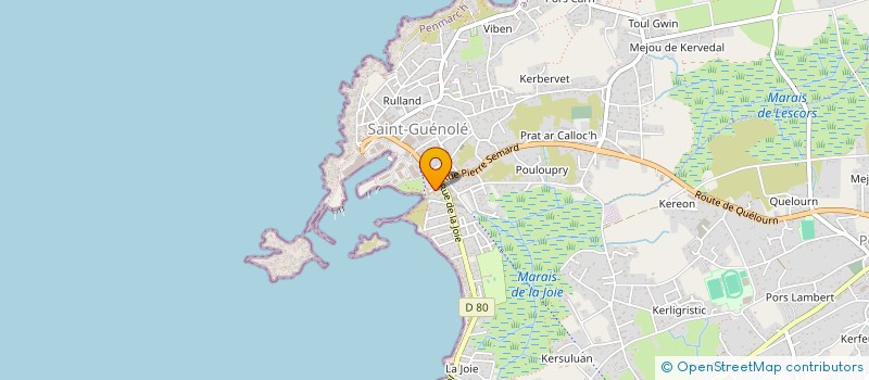 localisation de l'entreprise MONSIEUR WAHEEDULLAH BABAKARKHIL  PENMARCH