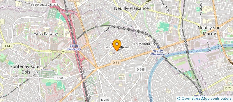 localisation de l'entreprise MONSIEUR WAHEEDULLAH NIAZAI  LE PERREUX-SUR-MARNE