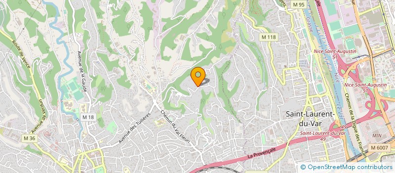 localisation de l'entreprise MONSIEUR WAHEL TAIEB  CAGNES-SUR-MER
