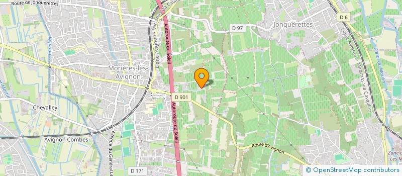 localisation de l'entreprise MONSIEUR WAHIB BOUNJOUO  MORIERES-LES-AVIGNON
