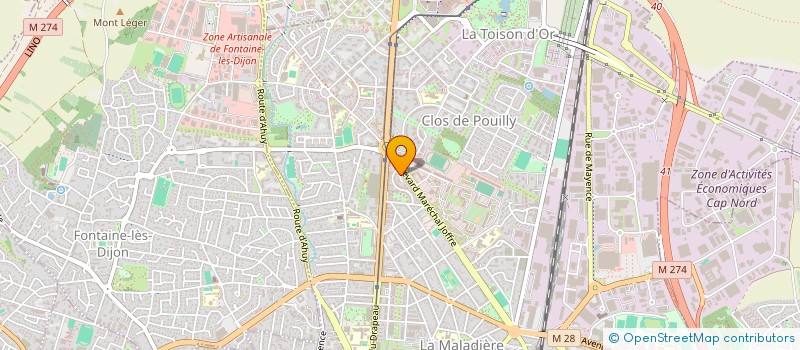 localisation de l'entreprise MONSIEUR WAHIB BRIKAT à DIJON