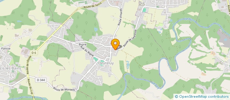 localisation de l'entreprise MONSIEUR WAHIB DAOUDI  OEYRELUY