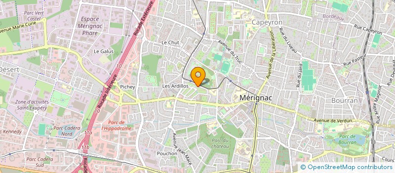 localisation de l'entreprise MONSIEUR WAHIB EL FAROUKI  MERIGNAC