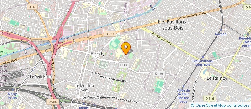 localisation de l'entreprise MONSIEUR WAHIB SLIMANI  BONDY