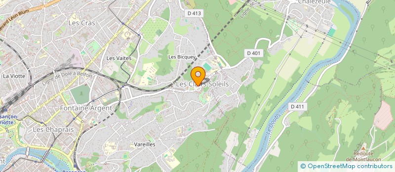 localisation de l'entreprise MONSIEUR WAHIB TALEB  BESANCON