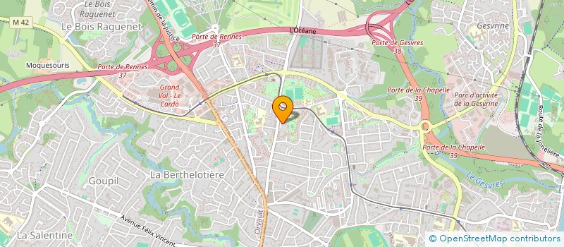 localisation de l'entreprise MONSIEUR WAHID ABDUL à NANTES