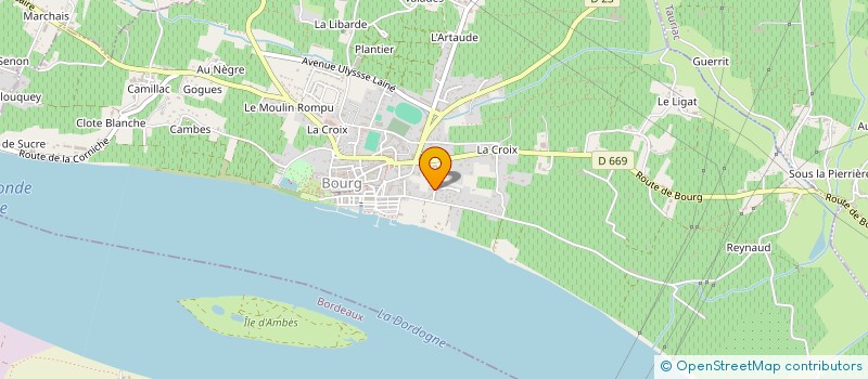 localisation de l'entreprise MONSIEUR WAHID BENAHMED  BOURG