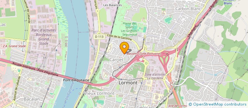 localisation de l'entreprise MONSIEUR WAHID BENFETTOUMA  LORMONT