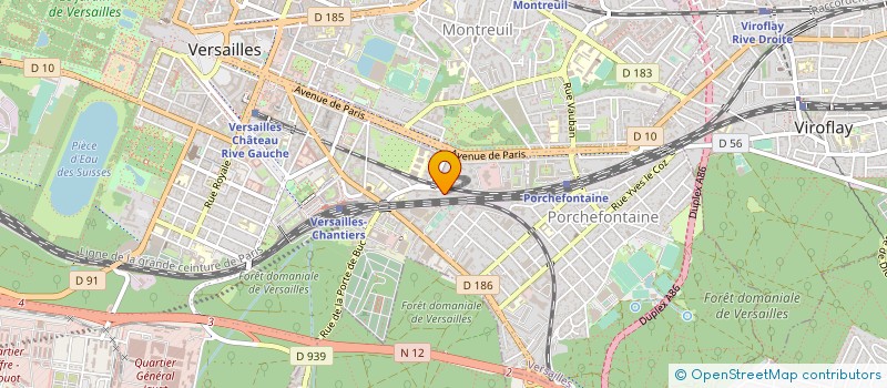 localisation de l'entreprise MONSIEUR WAHID CHAOUACHI à VERSAILLES