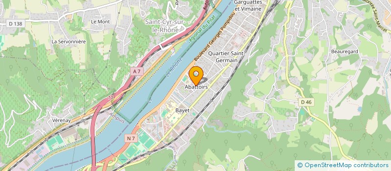localisation de l'entreprise MONSIEUR WAHID DABA à VIENNE