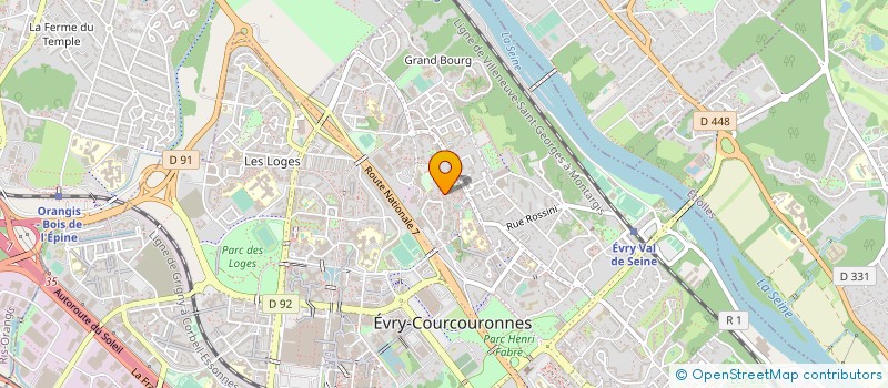 localisation de l'entreprise MONSIEUR WAHID ENNASSIHI  EVRY-COURCOURONNES