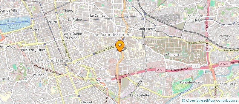 localisation de l'entreprise MONSIEUR WAHID GHOUBAR à MARSEILLE