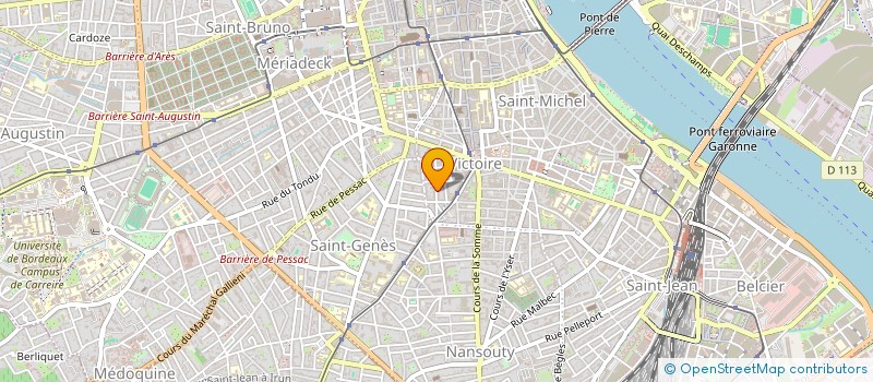 localisation de l'entreprise MONSIEUR WAHID IKHLEF  BORDEAUX