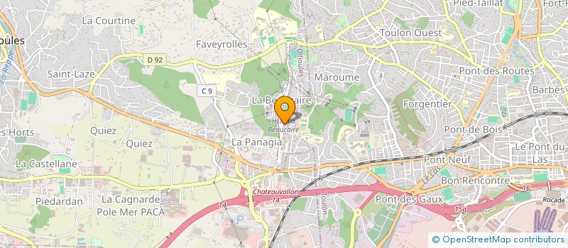 localisation de l'entreprise MONSIEUR WAHID JDIDI  TOULON