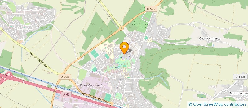 localisation de l'entreprise MONSIEUR WAHID JENDOUBI  BOURGOIN-JALLIEU