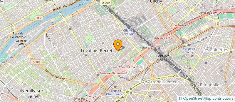 localisation de l'entreprise MONSIEUR WAHID KERMZI à LEVALLOIS-PERRET