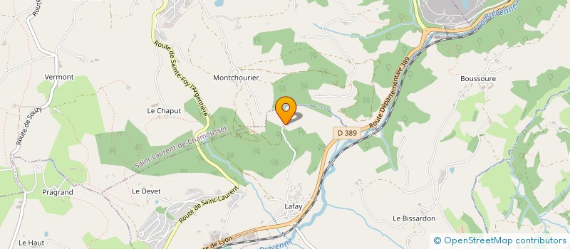 localisation de l'entreprise MONSIEUR WAHID MADJERI  SAINT-GENIS-L'ARGENTIERE