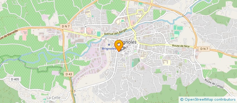 localisation de l'entreprise MONSIEUR WAHID MISSAOUI  BRIGNOLES