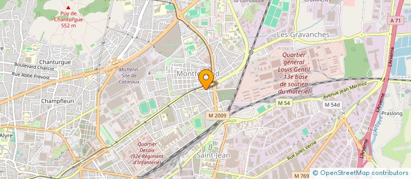 localisation de l'entreprise MONSIEUR WAHID NASIRI  CLERMONT-FERRAND