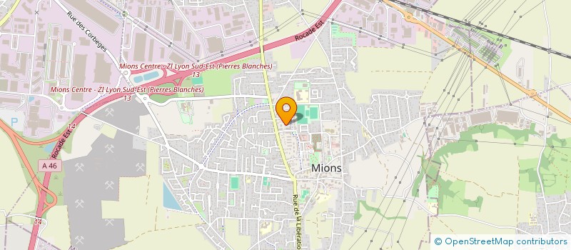 localisation de l'entreprise MONSIEUR WAHID RIBOUH  MIONS