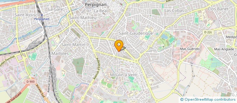 localisation de l'entreprise MONSIEUR WAHID RMINI  PERPIGNAN