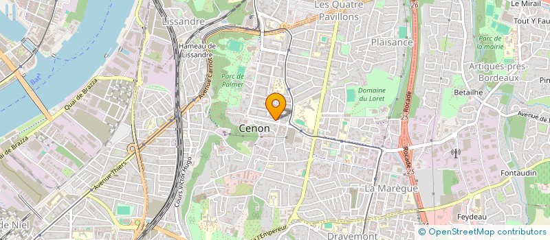 localisation de l'entreprise MONSIEUR WAHID SAIDANI  CENON