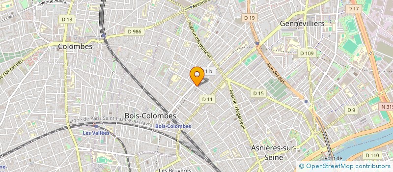 localisation de l'entreprise MONSIEUR WAHID SANAOUI à BOIS-COLOMBES