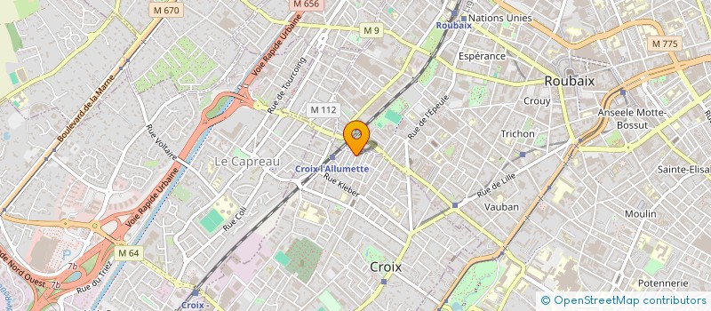 localisation de l'entreprise MONSIEUR WAHID ZOUAREG à CROIX