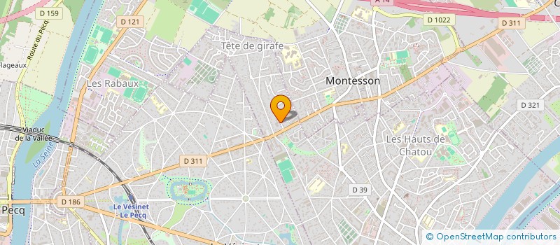 localisation de l'entreprise MONSIEUR WAHIDELAH WARDAK  CHATOU