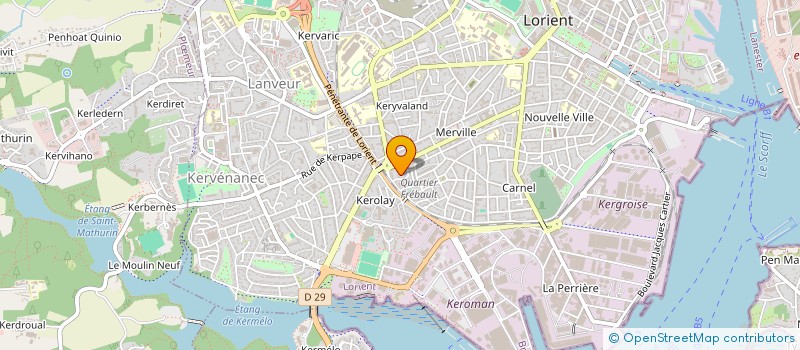 localisation de l'entreprise MONSIEUR WAHIDULLAH DAWOODZAI  LORIENT