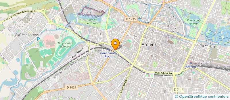 localisation de l'entreprise MONSIEUR WAHIDULLAH HABIBI à AMIENS