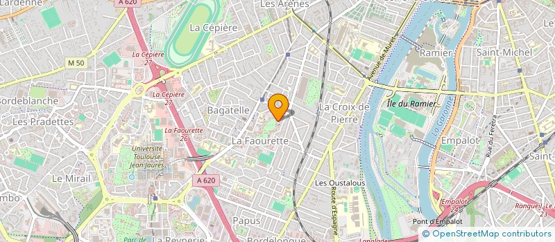 localisation de l'entreprise MONSIEUR WAHIDULLAH MOMAND à TOULOUSE