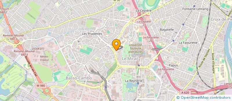 localisation de l'entreprise MONSIEUR WAHIDULLAH SAFI  TOULOUSE