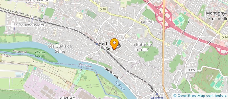 localisation de l'entreprise MONSIEUR WAHIDULLAH SHERZAD  HERBLAY-SUR-SEINE