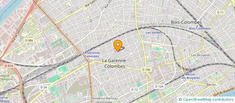 localisation de l'entreprise MONSIEUR WAI KUI à LA GARENNE-COLOMBES