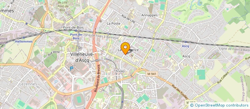 localisation de l'entreprise MONSIEUR WAIL ABOUHARROU  VILLENEUVE-D'ASCQ