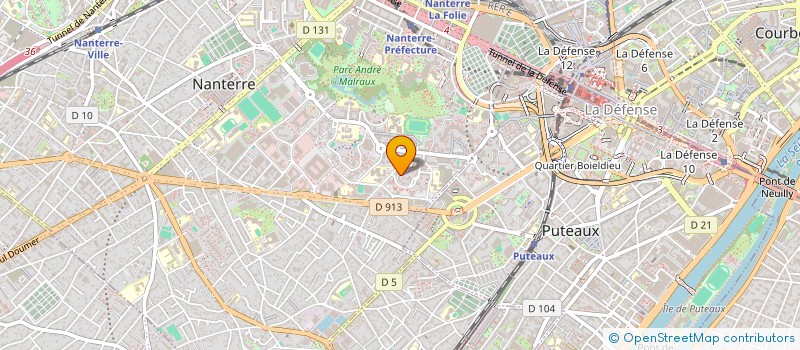 localisation de l'entreprise MONSIEUR WAIL BEKIRI  NANTERRE