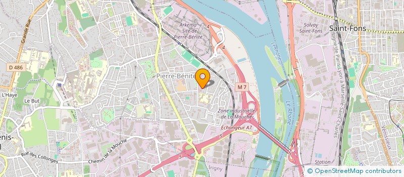 localisation de l'entreprise MONSIEUR WAIL KHALED  OULLINS-PIERRE-BENITE