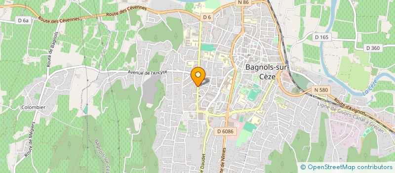 localisation de l'entreprise MONSIEUR WAIL LABRIKI  BAGNOLS-SUR-CEZE