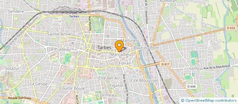 localisation de l'entreprise MONSIEUR WAIL MATEMATI  TARBES