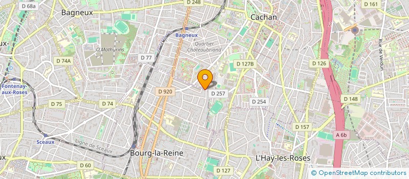 localisation de l'entreprise MONSIEUR WAIL SAIGHI  BOURG-LA-REINE