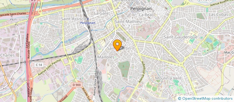 localisation de l'entreprise MONSIEUR WAIL SALHI  PERPIGNAN