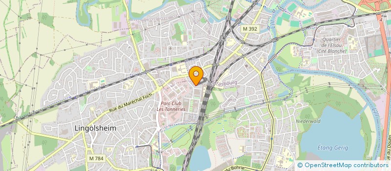 localisation de l'entreprise MONSIEUR WAISULLAH NIAZI  LINGOLSHEIM