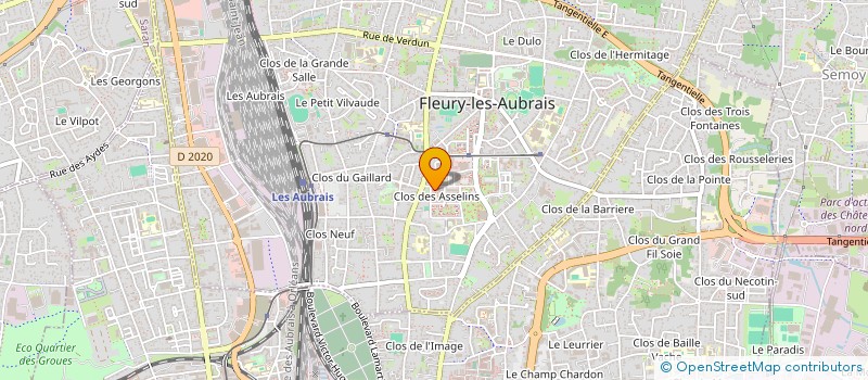 localisation de l'entreprise MONSIEUR WAJDI BRAHIM  FLEURY-LES-AUBRAIS