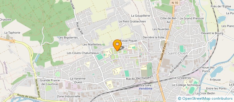 localisation de l'entreprise MONSIEUR WAJDI CHABBI  VENDOME