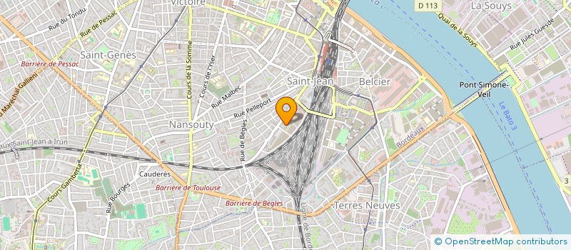 localisation de l'entreprise MONSIEUR WAJDI CHAIBI  BORDEAUX